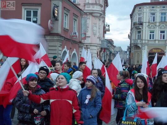  Marsz onierzy Wykltych 03.01.2014 Przemyl