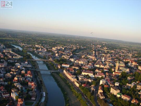 Relax na Ozonie leci nad centrum miasta